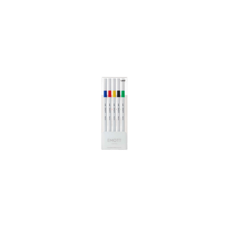 Astuccio 5 fineliner EMOTT   0.4mm colori ass. Vivid