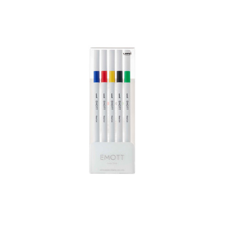 Astuccio 5 fineliner EMOTT   0.4mm colori ass. Vivid