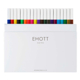 Astuccio 40 fineliner EMOTT   0.4mm colori assortiti