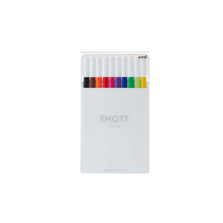 Astuccio 10 fineliner EMOTT   0.4mm colori ass. Standard