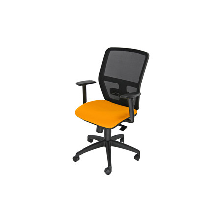 Seduta operativa ergonomica Kemper A Arancio c/bracc.reg.