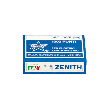 1000 PUNTI ZENITH 130/E S100 (6/4) IN ACCIAIO NATURALE