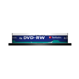 10 DVD-RW SPINDLE 4X 4.7GB 120MIN. SERIGRAFATO