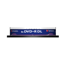 10 DVD+R DUAL LAYER 8X 8.5GB 240MIN. SERIGRAFATO SPINDLE