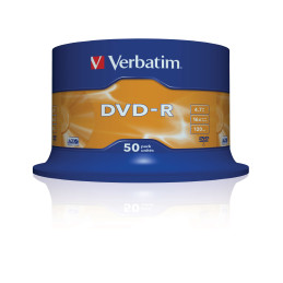 50 DVD-R SPINDLE 16X 4.7GB 1 MATT SILVER