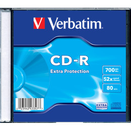 200 CD-R DATALIFE SINGLE PACK SLIM CASE 1X-48X 700MB SERIGRAFATO