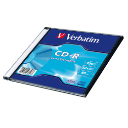 200 CD-R DATALIFE SINGLE PACK SLIM CASE 1X-48X 700MB SERIGRAFATO