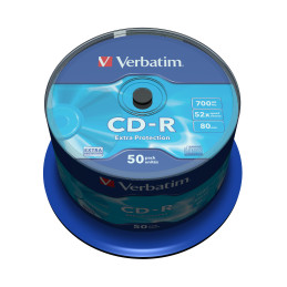 50 CD-R DATALIFE SPINDLE 1X-52X 700MB SERIGRAFATO EXTRA PROTECTION