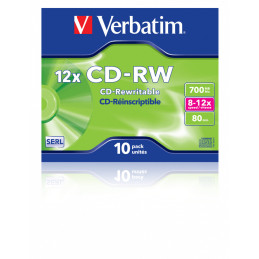 10 CD-RW DATALIFEPLUS 8X-10X 700MB SERIGRAFATO