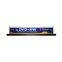 10 DVD+RW SPINDLE 4X 4.7GB 120MIN.