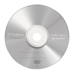 5 DVD-R JEWEL CASE 16X 4.7GB 120MIN. SERIGRAFATO