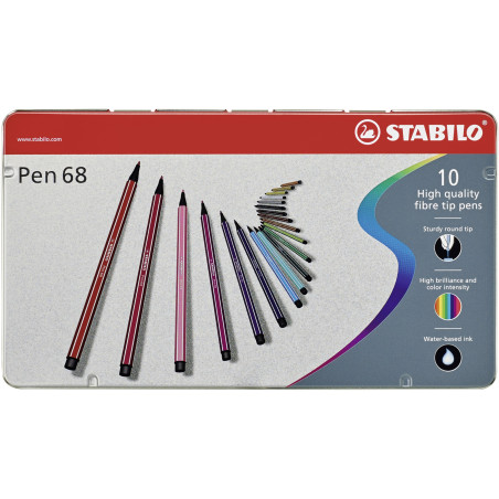 METALLO 10 PENNARELLI PEN 6810 STABILO