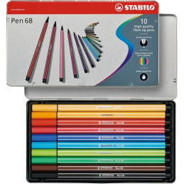 METALLO 10 PENNARELLI PEN 6810 STABILO