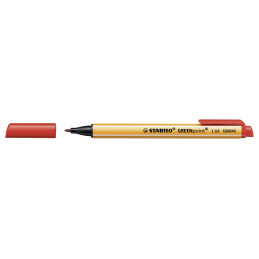 Pennarello GREENPOINT® 0.8mm STABILO ROSSO