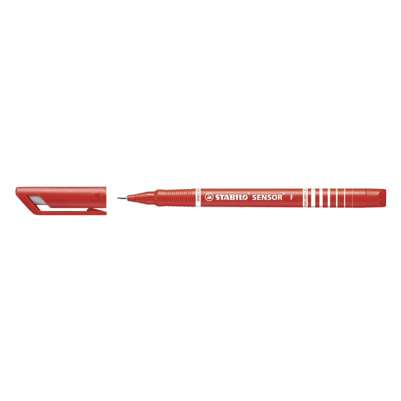 FINELINER STABILO SENSOR PUNTA 0.3MM ROSSO