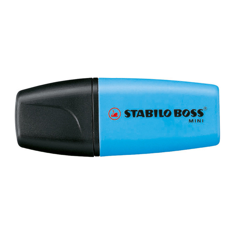 EVIDENZIATORE STABILO BOSS MINI AZZURRO