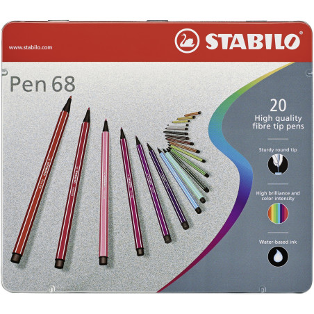 METALLO 20 PENNARELLI PEN 6820 STABILO