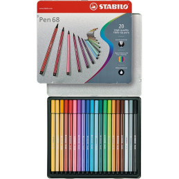 METALLO 20 PENNARELLI PEN 6820 STABILO