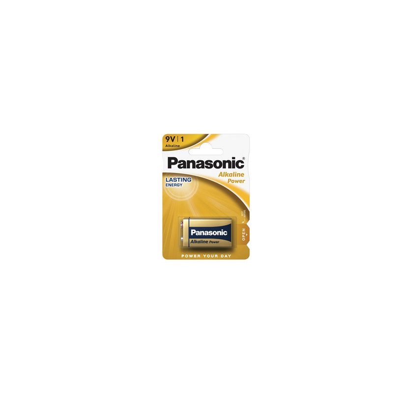 BLISTER PILA TRANSISTOR 9V ALKALINE PANASONIC