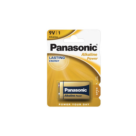 BLISTER PILA TRANSISTOR 9V ALKALINE PANASONIC