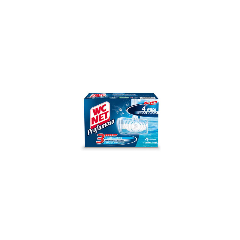 WC NET TAVOLETTA PROFUMOSO OCEAN FRESH (4X34GR)