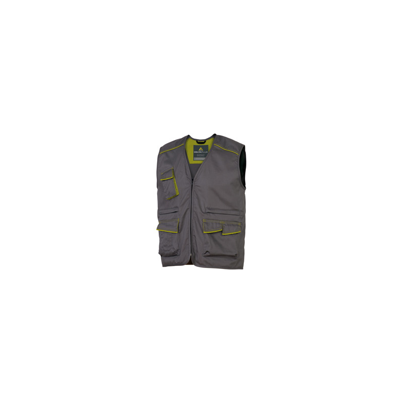 GILET da LAVORO M6GIL grigio/verde Tg. L PANOSTYLE®