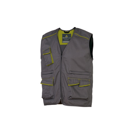 GILET da LAVORO M6GIL grigio/verde Tg. L PANOSTYLE®