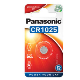 BLISTER Micropila litio CR1025 PANASONIC