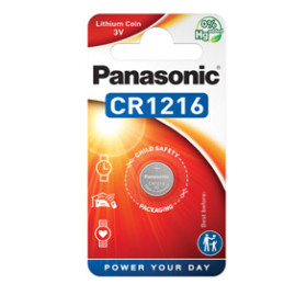 BLISTER Micropila litio CR1216 PANASONIC