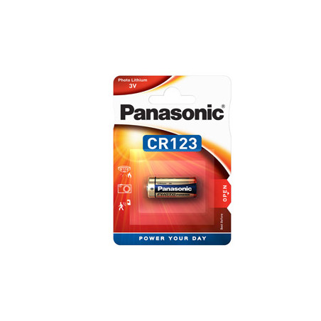 BLISTER Micropila Photo litio CR123 PANASONIC