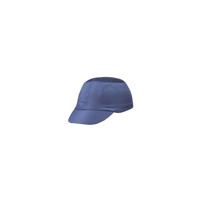 CASCHETTO ANTI-URTO BLU tipo baseball COLTAN