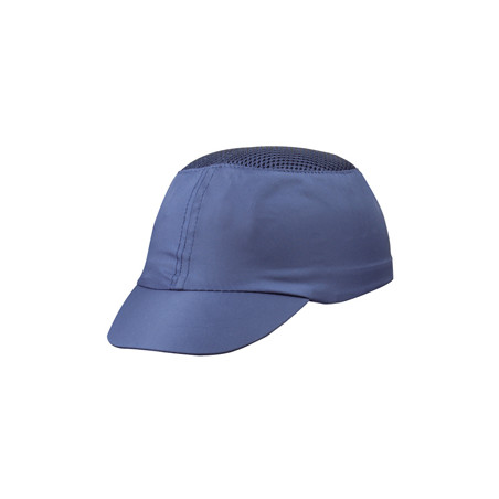 CASCHETTO ANTI-URTO BLU tipo baseball COLTAN