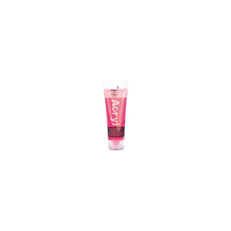 COLORE ACRILICO FINE tubo da 75ml FUCSIA FLUO