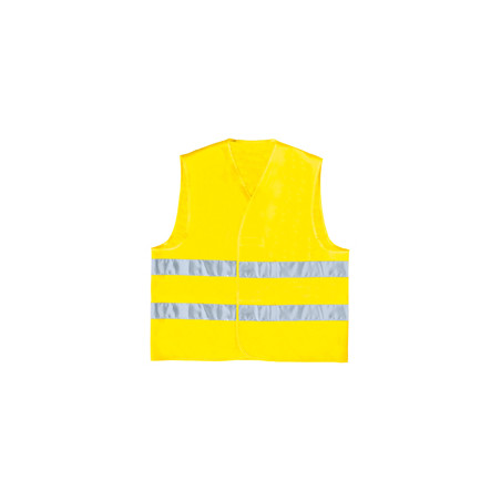 GILET ALTA VISIBILITA' GIALLO FLUO Tg. L