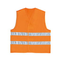 GILET ALTA VISIBILITA' ARANCIO FLUO Tg. L