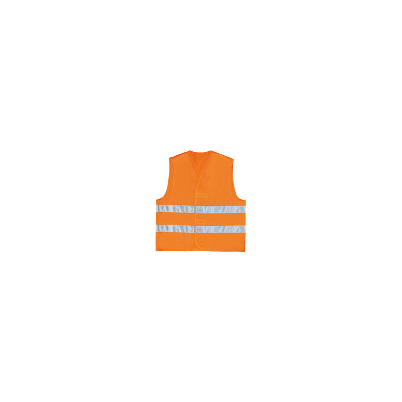 GILET ALTA VISIBILITA' ARANCIO FLUO Tg. L