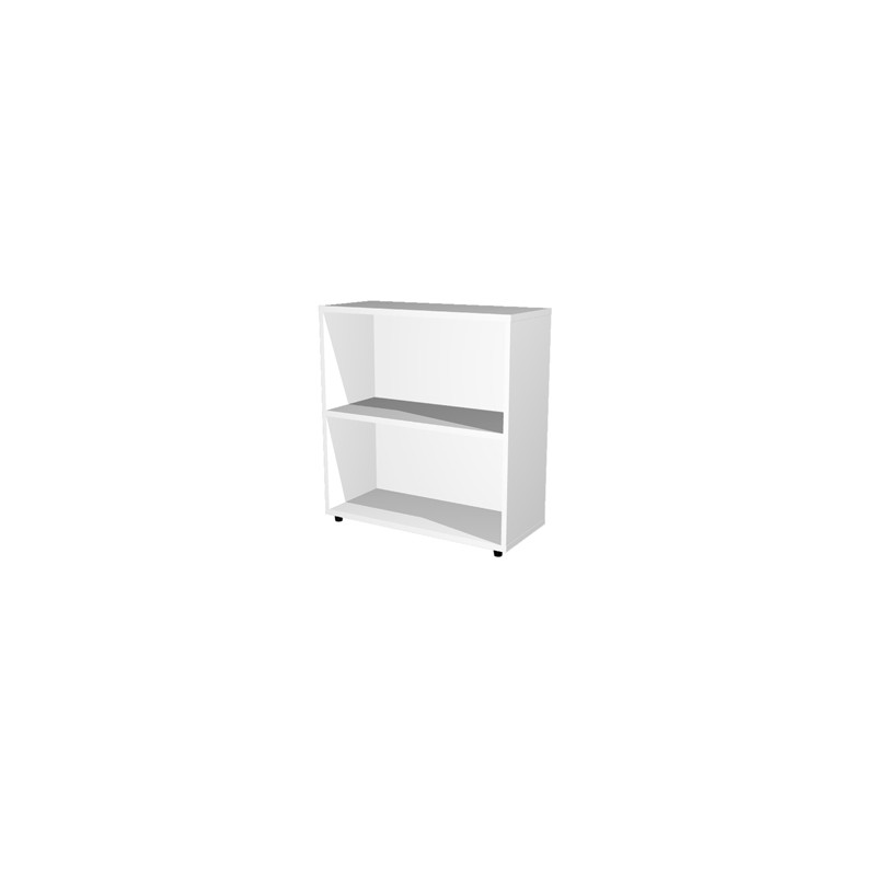 LIBRERIA BASSA A GIORNO 76x32cm - H81,5cm BIANCO