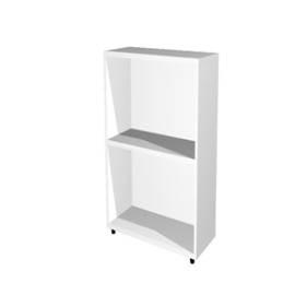 LIBRERIA BASSA A GIORNO 40x32cm - H81,5cm BIANCO