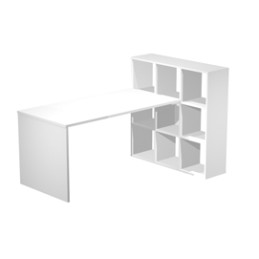 Postazione Home-Office 9 caselle L169 x P104 x H104cm Bianco