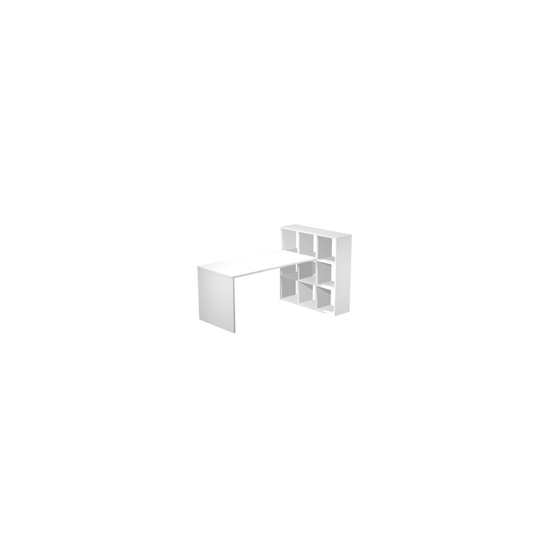 Postazione Home-Office 9 caselle L169 x P104 x H104cm Bianco