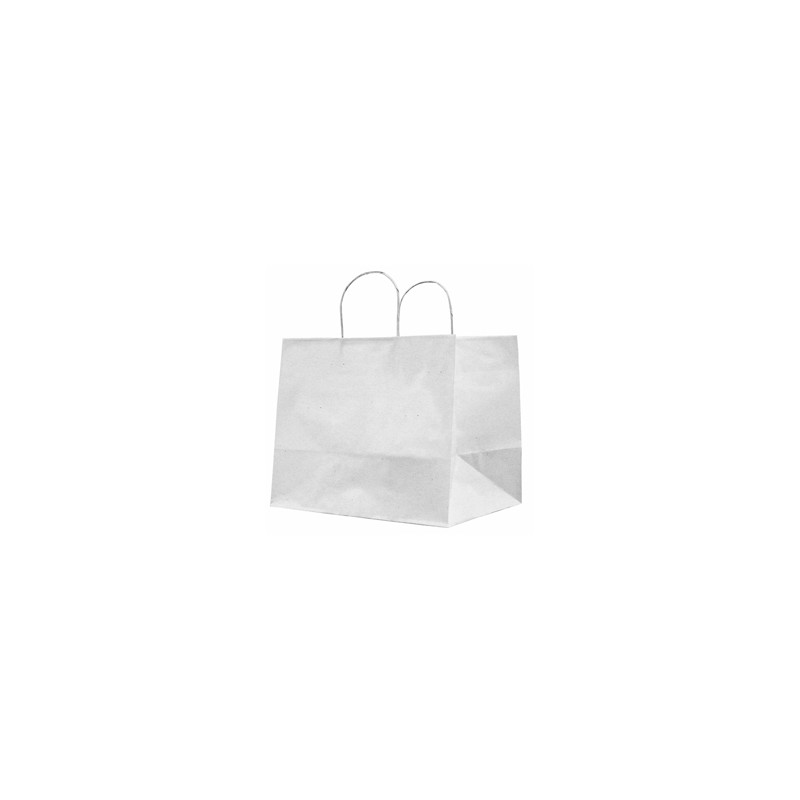 25 SHOPPERS CARTA KRAFT 32X20X33CM TWISTED LARGE AVORIO