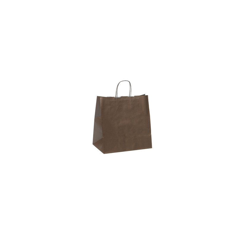 25 SHOPPERS CARTA KRAFT 32X20X33CM TWISTED LARGE AVANA