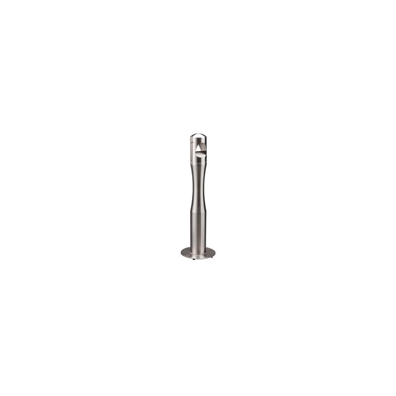 Portacenere a colonna H108cm in acciaio inox