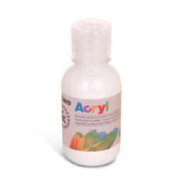 Colore acrilico fine Acryl 125ml bianco PRIMO