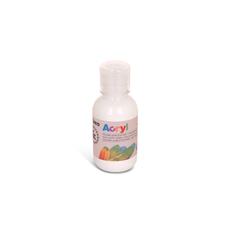 Colore acrilico fine Acryl 125ml bianco PRIMO