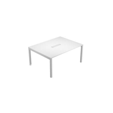 TAVOLO RIUNIONI 6 Posti 160X120xH72,5cm BIANCO - AGORA'