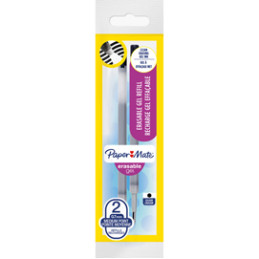 ** END ** ** END ** end* Blister 2 refill sfera ERASABLE GEL 0,7mm nero PAPERMATE