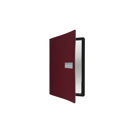 PORTA MENU' A4-24x33cm BORDEAUX Royal con 1 INSERTO DOPPIO