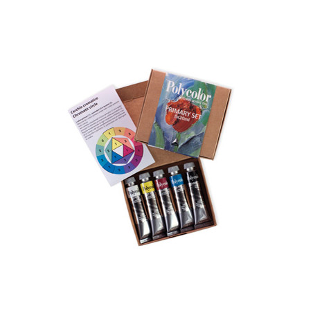 Colori vinilici Polycolor Primary Set 5 tubetti da 20ml Maimeri