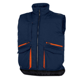 Gilet imbottito Sierra 2 Tg. L blu/arancio